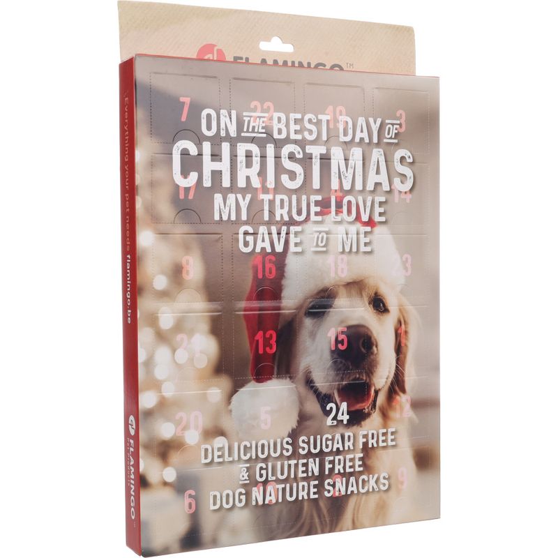 Flamingo - Calendrier de l'avent Nature snack pour chien