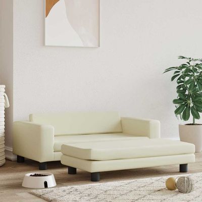 vidaXL lit pour chien Faux cuir