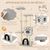 GIANTEX Arbre a Chat avec Arche Auto-Toilettage