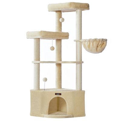 Feandrea Arbre à Chat,Tour de Jeux pour Chats,Grandes Plateformes