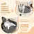 GIANTEX Arbre à Chats XXL 7 Niveaux avec Poteaux à Gratter