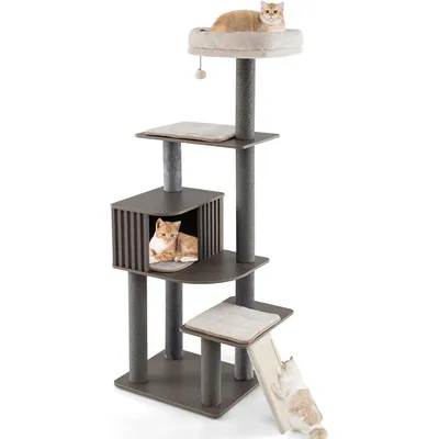 GIANTEX Arbre a Chat avec Perchoir Supérieur et Condo