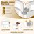 GIANTEX Parc pour Chien Pliable en Plastique