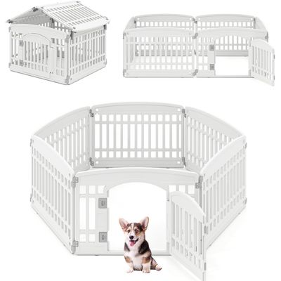 GIANTEX Parc pour Chien Pliable en Plastique