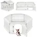 GIANTEX Faltbarer Hundepark aus Kunststoff, individuelle Form