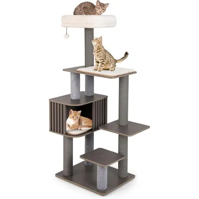 GIANTEX Arbre a Chat avec Perchoir Supérieur et Condo