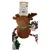 Flamingo - Caribou Vicente Brun 35 cm jouet Noel pour chien