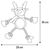 Flamingo - Caribou Vicente Brun 35 cm jouet Noel pour chien