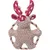 Flamingo - Caribou Krola et Anneau Brun 29 cm jouet Noel pour chien