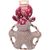 Flamingo - Caribou Krola et Anneau Brun 29 cm jouet Noel pour chien