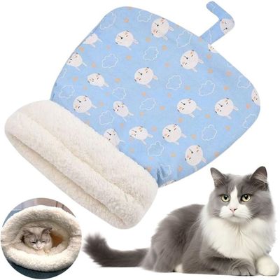PetTribes Sac de couchage pour chat - Doux et lavable
