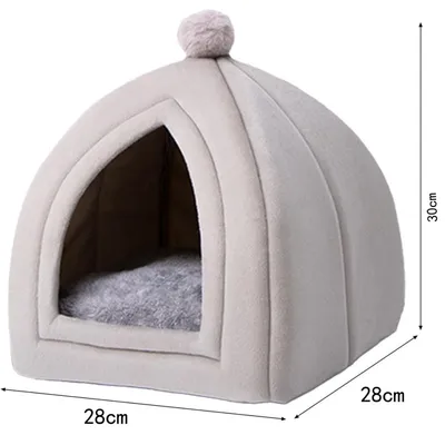 PetTribes Doudou pour Chaton - Niche Douce et Chaude PetTribes Doudou pour Chaton - Niche Douce et Chaude