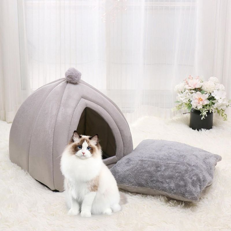 PetTribes  Doudou pour Chat - Niche intérieure chaude et confortable