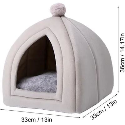 PetTribes Doudou pour Chaton - Niche Douce et Chaude PetTribes Doudou pour Chaton - Niche Douce et Chaude