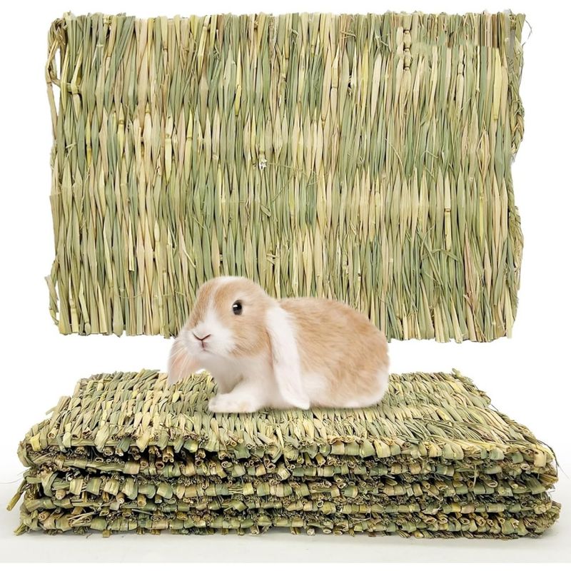 ZooVenture Litière naturelle tapis d'herbe lapin petit animal compagnie