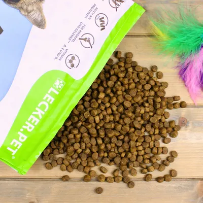 Lecker.Pet® Leo's Adult Volaille &amp; Truite Nourriture sèche pour chats