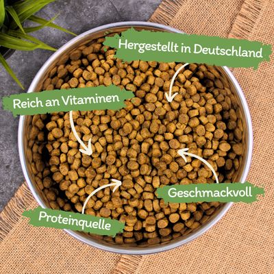 Lecker.Pet® Leo's Adult Volaille & Truite Nourriture sèche pour chats