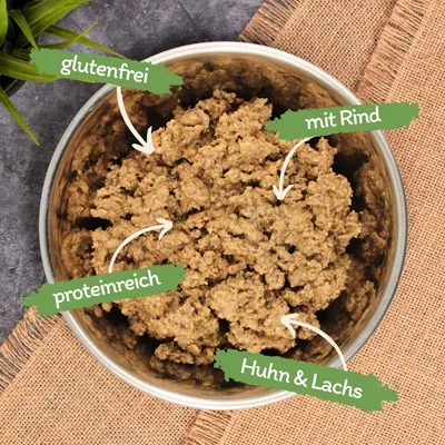 Lecker.Pet® Emily's Repas de viande juteuse avec bœuf, volaille & poisson