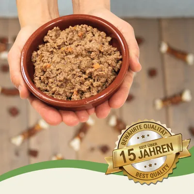 Lecker.Pet® Leo's Repas de viande juteuse avec dinde &amp; légumes