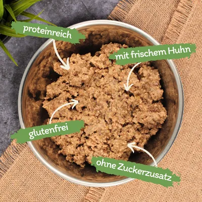 Lecker.Pet® Balu's repas de viande juteuse au poulet humide pour chats