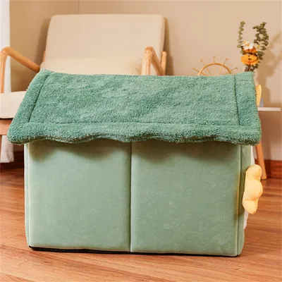 IntiMeg Niche en Peluche pour Chat - Maison des dinosaures IntiMeg Niche en Peluche pour Chat - Maison des dinosaures