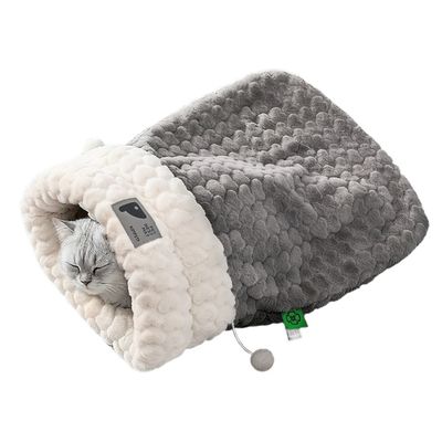ZooVenture Sac de couchage  pour chat et chiens Gris-Taille M