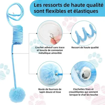 ZooVenture Interactive Lot de 2 Balles de Jouet pour Chat