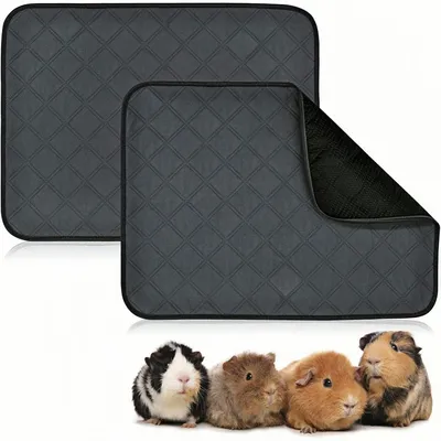 ZooVenture Lavable et Etanche Lot de 2 Tapis pour Hamster