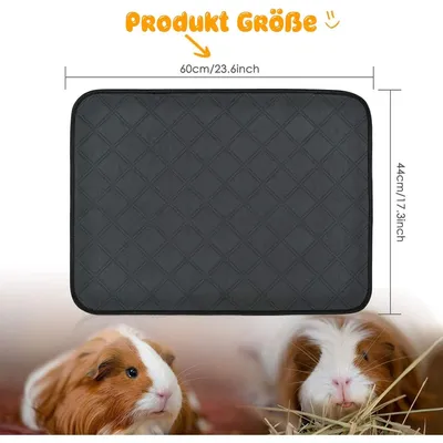 ZooVenture Lavable et Etanche Lot de 2 Tapis pour Hamster