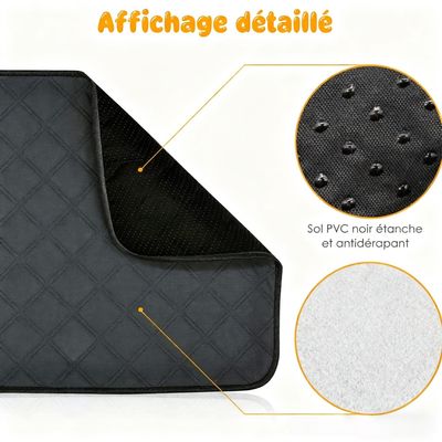 ZooVenture Lavable et Etanche Lot de 2 Tapis pour Hamster