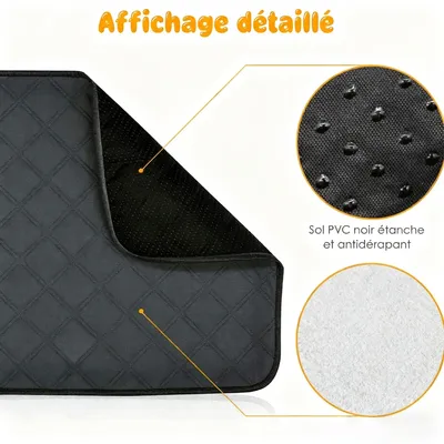 ZooVenture Lavable et Etanche Lot de 2 Tapis pour Hamster