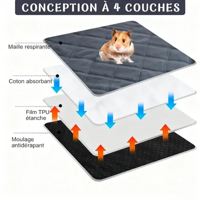 ZooVenture Absorbant Tapis de pipi pour Hamster