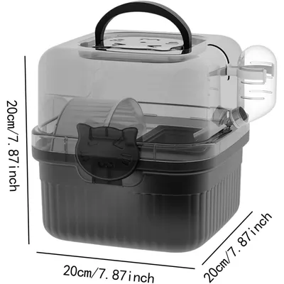 ZooVenture Cage de transport pour grand hamster, chinchilla et hérisson