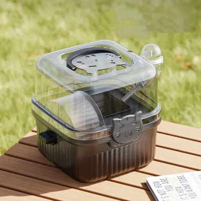 ZooVenture Cage de transport pour grand hamster, chinchilla et hérisson