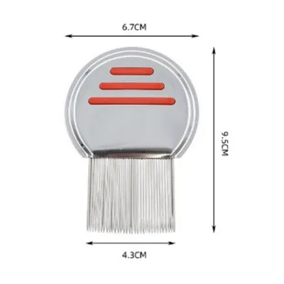 ZooVenture Peigne à poux en acier inoxydable pour animaux domestiques