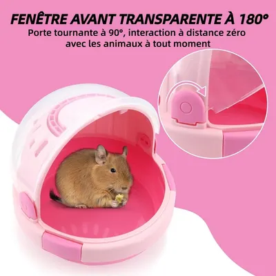 ZooVenture Portable Cage De Transport Pour Hamster Et Souris