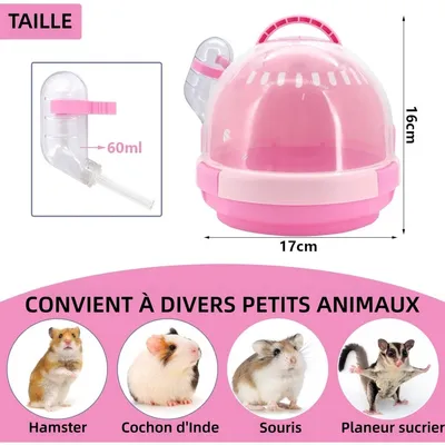ZooVenture Portable Cage De Transport Pour Hamster Et Souris