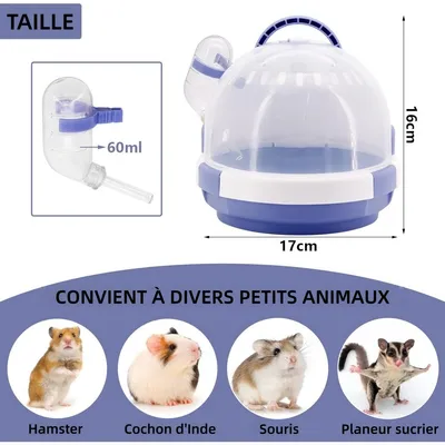 ZooVenture Portable Cage De Transport Pour Hamster Et Souris