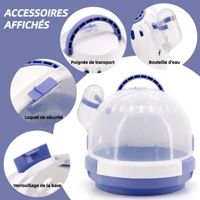 ZooVenture Portable Cage De Transport Pour Hamster Et Souris