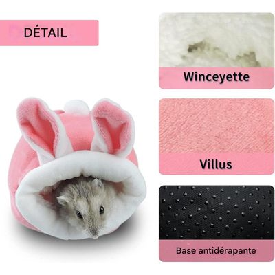 ZooVenture Lit pour hamster et mini hérisson