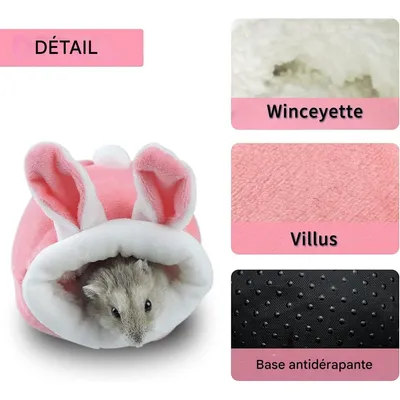 ZooVenture Cama para hámster y mini erizo