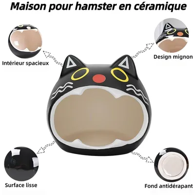 ZooVenture Céramique Maison De Hamster Pour Hamsters Chinchillas