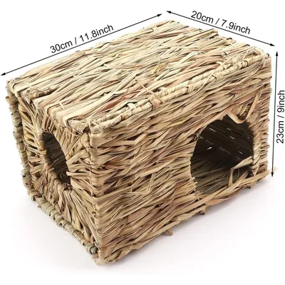 ZooVenture Maison De Paille Pour Lapins