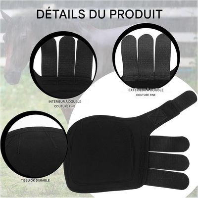 ZooVenture 4 pièces bottes protectrices pour chevaux