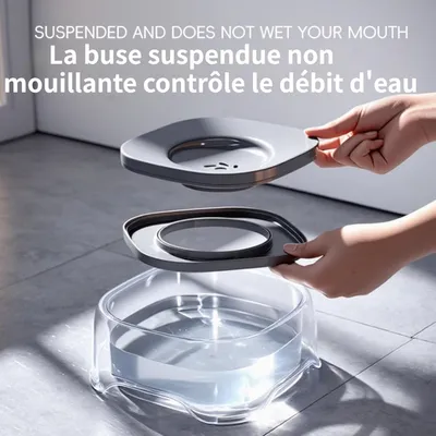 ZooVenture Gamelle à eau 2L pour chiens et chats