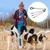 ZooVenture Corde de traction pour chien avec boucle rotative 360°