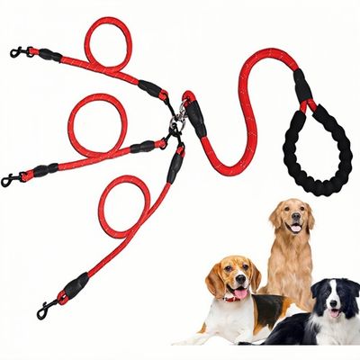 ZooVenture Corde de traction pour chien avec boucle rotative 360°