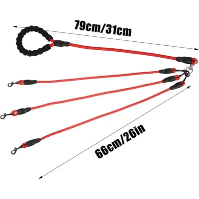 ZooVenture Corde de traction pour chien avec boucle rotative 360°