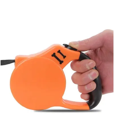 ZooVenture Laisse extensible pour chien 5 mètres orange