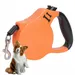 ZooVenture Laisse extensible pour chien 5 mètres orange